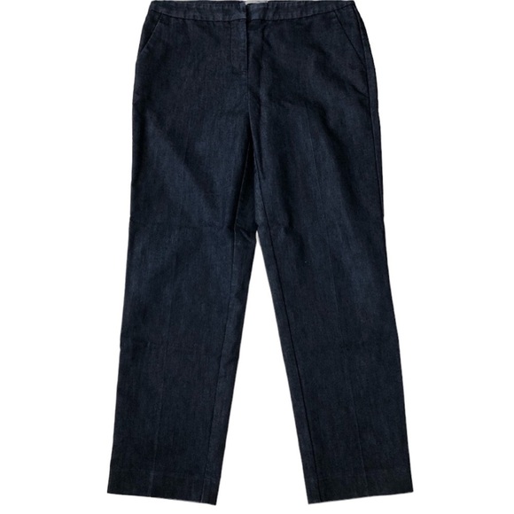 Halogen Taylor Fit Cropped Dressy Denim Pants - Picture 2 of 8